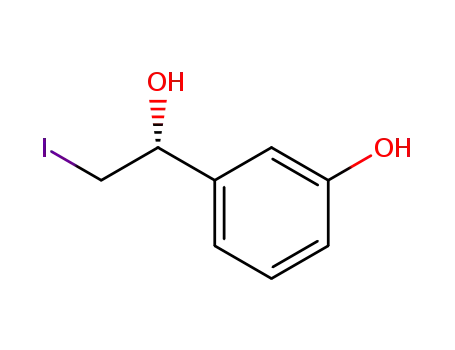 Molecular Structure of 603983-68-2 (3-((R)-1-Hydroxy-2-iodo-ethyl)-phenol)