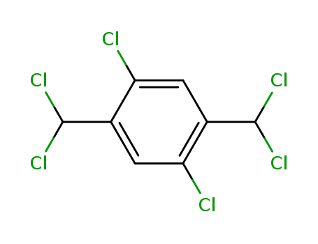 BIS-1,4-(DICHLOROMETHYL)-2,5-DICHLOROBENZENE;Benzene,1,4-dichloro-2,5-bis(dichloromethyl)-;