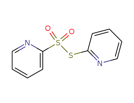 Molecular Structure of 127878-50-6 (S-(pyridin-2-yl) pyridine-2-thiosulfonate)