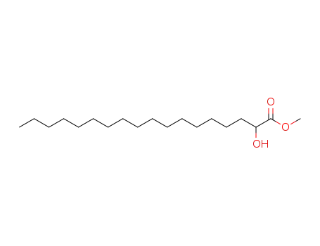Molecular Structure of 2420-35-1 (METHYL 2-HYDROXYOCTADECANOATE)