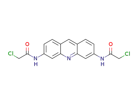 Molecular Structure of 51462-38-5 (N,N’-(2-chloroacetamidyl)-3,6-acridine)