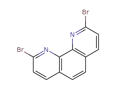Molecular Structure of 39069-02-8 (2,9-Dibromo-1,10-Phenanthroline)