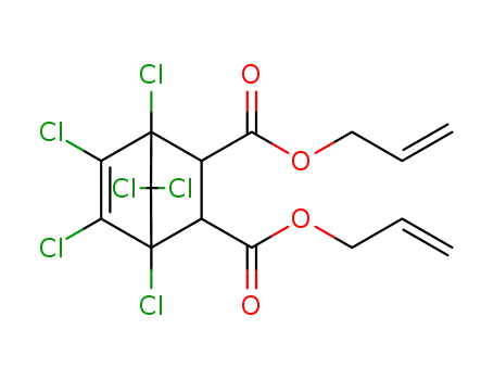 Molecular Structure of 3232-62-0 (Diallyl 1,4,5,6,7,7-hexachlorobicyclo[2.2.1]hept-5-ene-2,3-dicarboxylate)