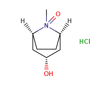 Molecular Structure of 1234788-77-2 (tropine-N-oxide hydrochloride)