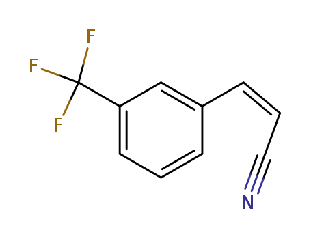 Molecular Structure of 58177-61-0 ((Z)-3-[3-(trifluoromethyl)phenyl]acrylonitrile)