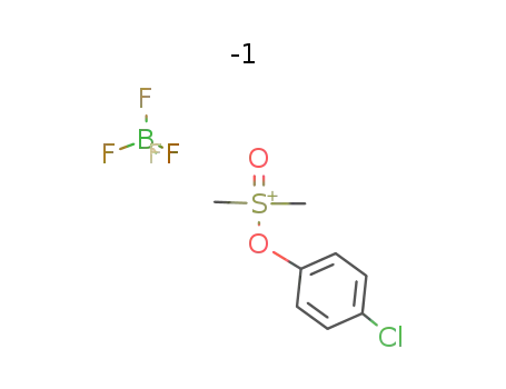 Molecular Structure of 73040-88-7 ((4-Chlorophenoxy)dimethylsulfoxonium Tetrafluoroborate)