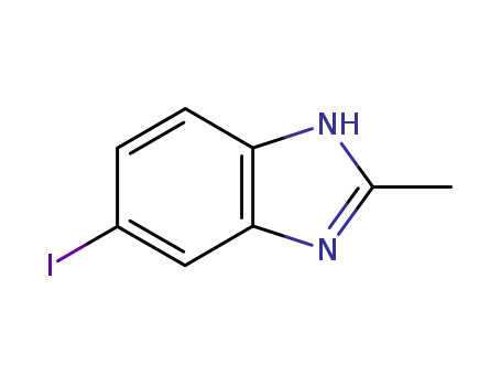 Molecular Structure of 2818-70-4 (5-IODO-2-METHYLBENZIMIDAZOLE)
