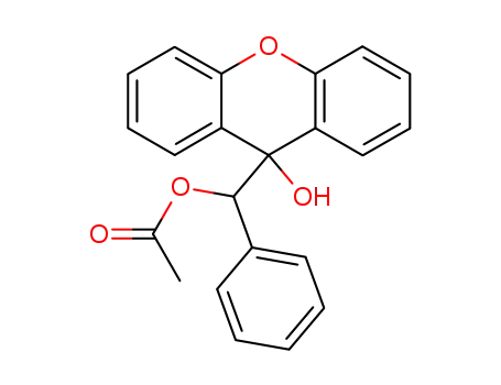9H-Xanthene-9-methanol, 9-hydroxy-a-phenyl-, a-acetate