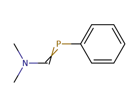 Molecular Structure of 75471-07-7 ((E)-N,N-dimethyl-1-(phenylphosphanylidene)methanamine)