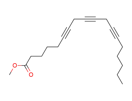 Molecular Structure of 16326-31-1 (Octadeca-6,9,12-triinsaeure-methylester)