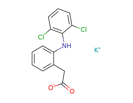 Benzeneaceticacid, 2-[(2,6-dichlorophenyl)amino]-, potassium salt (1:1)(15307-81-0)