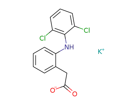 Molecular Structure of 15307-81-0 (Diclofenac potassium)