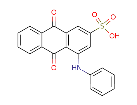 Molecular Structure of 102160-11-2 (4-phenylamino-9,10-dioxo-9,10-dihydroanthracene-2-sulfonic acid)