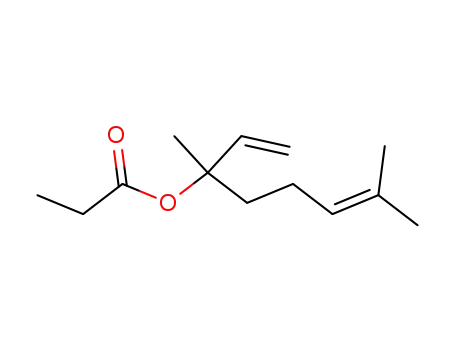 Molecular Structure of 144-39-8 (Linalyl propionate)