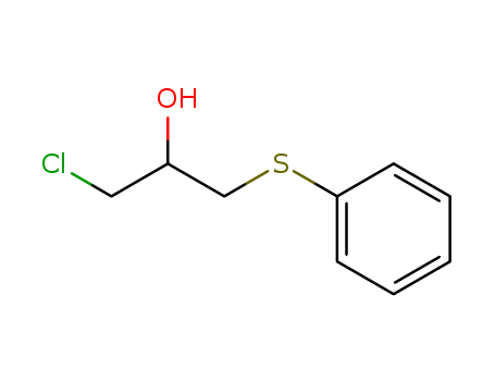 Molecular Structure of 13707-86-3 (2-Propanol, 1-chloro-3-(phenylthio)-)