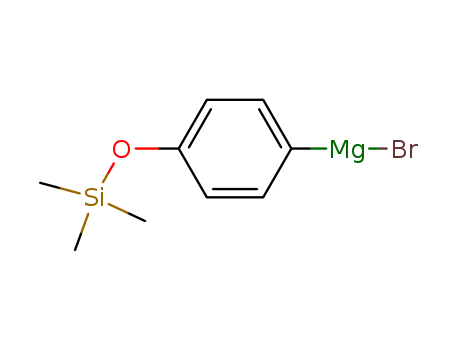 Molecular Structure of 17878-42-1 (Magnesium, bromo[4-[(trimethylsilyl)oxy]phenyl]-)