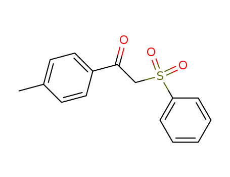 Molecular Structure of 38488-14-1 (Phenyl[2-oxo-2-(4-methylphenyl)ethyl] sulfone)