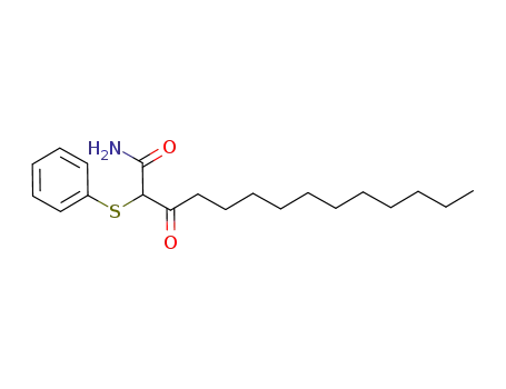 Molecular Structure of 1321499-06-2 (3-oxo-2-phenylsulfanyltetradecanamide)