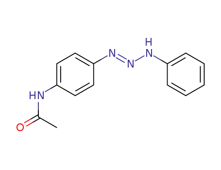 Molecular Structure of 906715-99-9 (acetic acid-[4-(3-phenyl-triazenyl)-anilide])