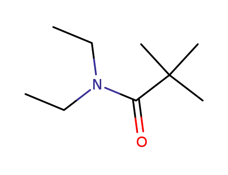 Molecular Structure of 24331-72-4 (Propanamide, N,N-diethyl-2,2-dimethyl-)
