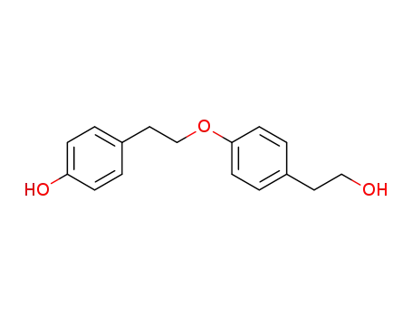 Molecular Structure of 1240059-73-7 (1-[4-(2-hydroxyethyl)phenoxy]-2-(4'-hydroxyphenyl)ethane)