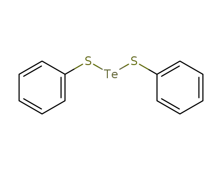 Molecular Structure of 75264-81-2 (bis(benzenethio)tellurium(II))