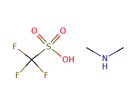 Molecular Structure of 79430-76-5 ([Me<sub>2</sub>NH<sub>2</sub>]OTf)