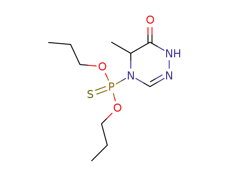 (5-Methyl-6-oxo-5,6-dihydro-1H-[1,2,4]triazin-4-yl)-phosphonothioic acid O,O-dipropyl ester
