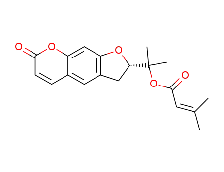 2-(7-Oxo-2,3-dihydrofuro[3,2-g]chromen-2-yl)propyl 3-methylbut-2-enoate