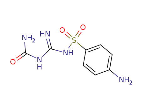 Molecular Structure of 39604-29-0 (N-(4-SULFOPHENYL)BIGUANIDE)