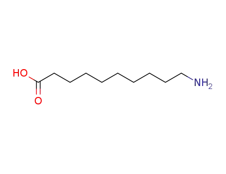 Molecular Structure of 13108-19-5 (10-AMINODECANOIC ACID)