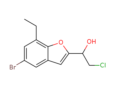 2-Benzofuranmethanol,5-bromo-a-(chloromethyl)-7-ethyl-