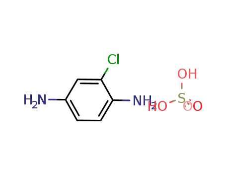 Molecular Structure of 61702-44-1 (2-Chloro-1,4-phenylenediamine sulfate)