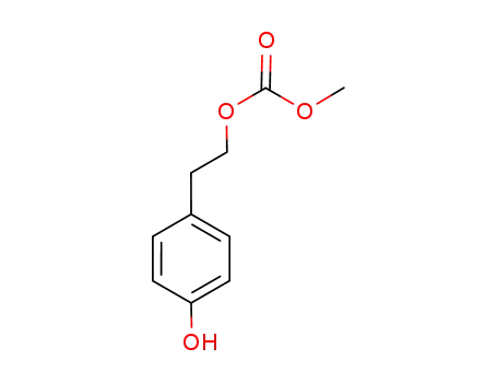 Molecular Structure of 953422-33-8 (2-(4'-hydroxyphenyl)ethyl methyl carbonate)