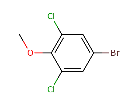 Molecular Structure of 19240-91-6 (4-Bromo-2,6-dichloroanisole)