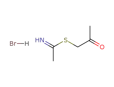 Molecular Structure of 76133-03-4 (1-iminoethylthiopropanone hydrobromide)