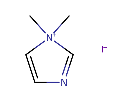 Molecular Structure of 16727-92-7 (1H-Imidazolium, 1,1-dimethyl-, iodide)