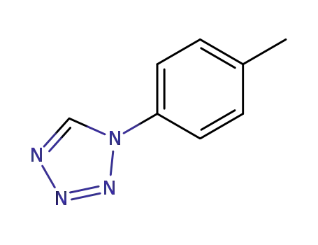 Molecular Structure of 25109-04-0 (1H-Tetrazole,1-(4-methylphenyl)-)