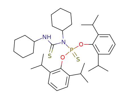 Molecular Structure of 92366-11-5 (C<sub>37</sub>H<sub>57</sub>N<sub>2</sub>O<sub>2</sub>PS<sub>2</sub>)