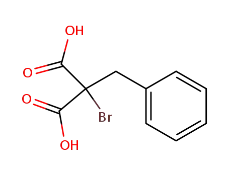 Molecular Structure of 74144-45-9 (Propanedioic acid, 2-bromo-2-(phenylmethyl)-)
