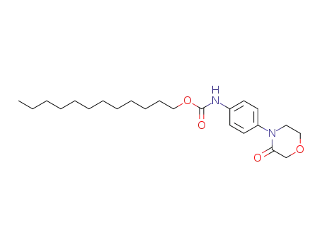 Molecular Structure of 1414932-71-0 (dodecyl (4-(3-oxomorpholin)phenyl)carbamate)