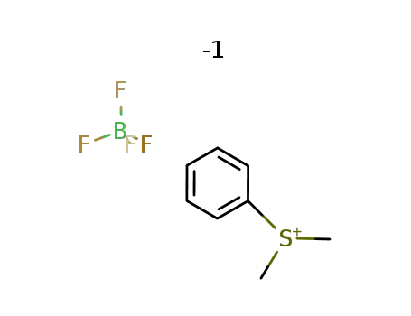 Molecular Structure of 33613-52-4 (dimethylphenyl sulfonium tetrafluoroborate)