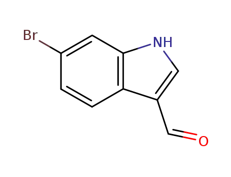 Molecular Structure of 17826-04-9 (6-Bromoindole-3-carboxaldehyde)