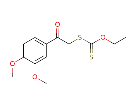Molecular Structure of 1334498-58-6 (S-(2-(3,4-dimethoxyphenyl)-2-oxoethyl) O-ethyl carbonodithioate)