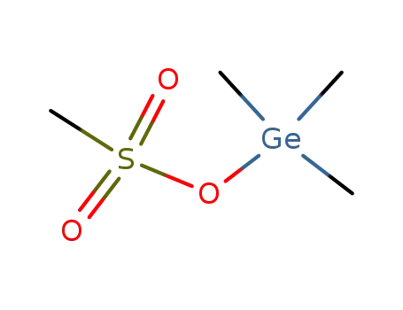Molecular Structure of 79463-94-8 (trimethylgermyl methylsulfonate)