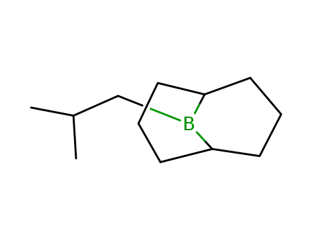 Molecular Structure of 63942-77-8 (9-Borabicyclo[3.3.1]nonane, 9-(2-methylpropyl)-)