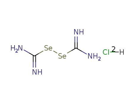 Molecular Structure of 30633-56-8 (dicarbamimidoyl-diselane; hydrochloride)