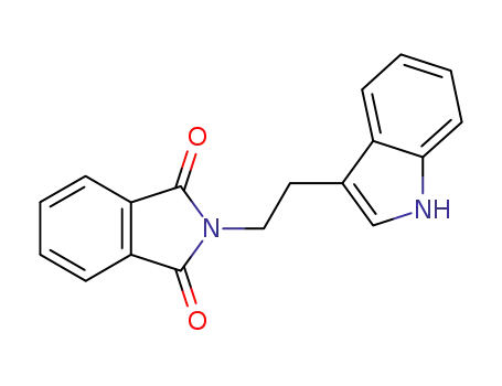 Molecular Structure of 15741-71-6 (2-[2-(1H-Indol-3-yl)ethyl]isoindole-1,3-dione)