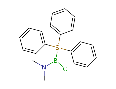 Boranamine,1-chloro-N,N-dimethyl-1-(triphenylsilyl)- (9CI)