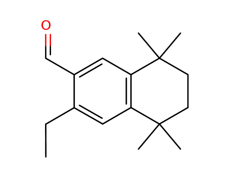 Molecular Structure of 58243-85-9 (3-ethyl-5,6,7,8-tetrahydro-5,5,8,8-tetramethylnaphthalene-2-carbaldehyde)